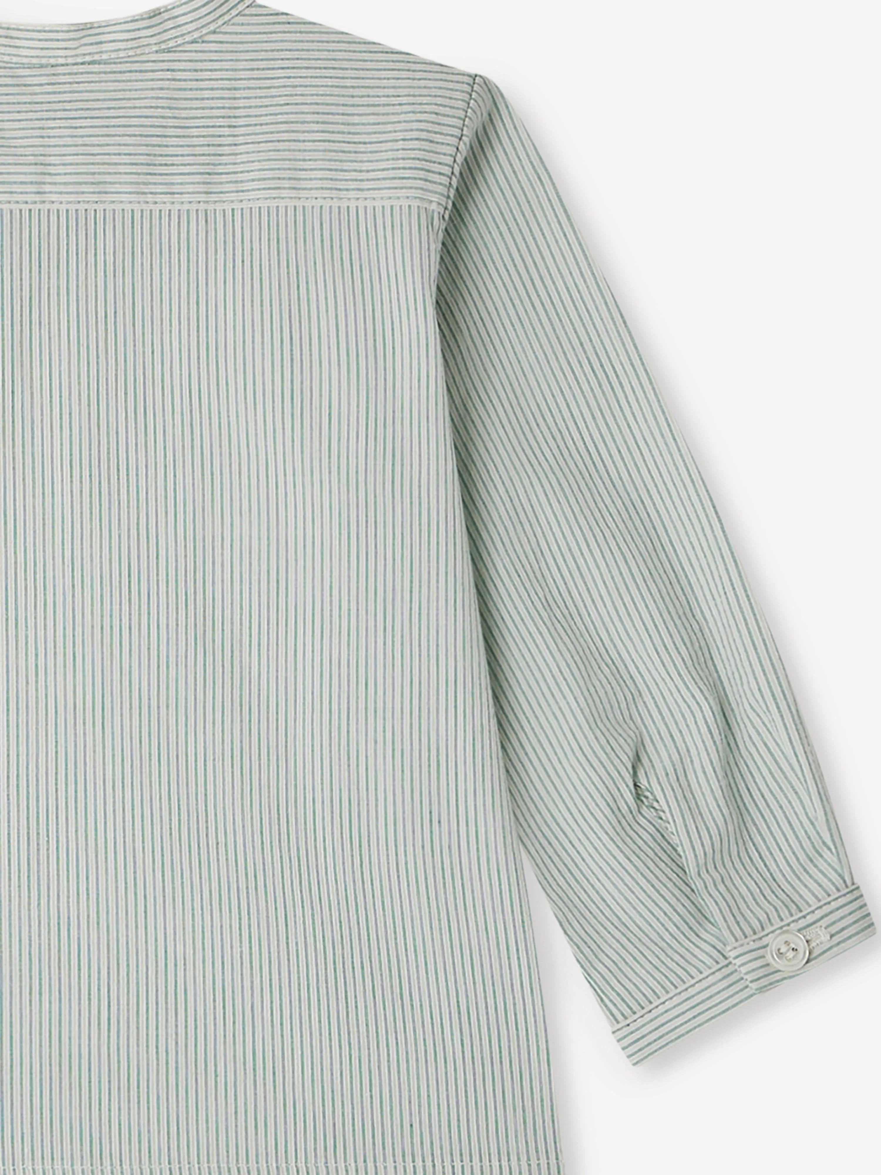 Baby Boys Polisson Shirt in Green