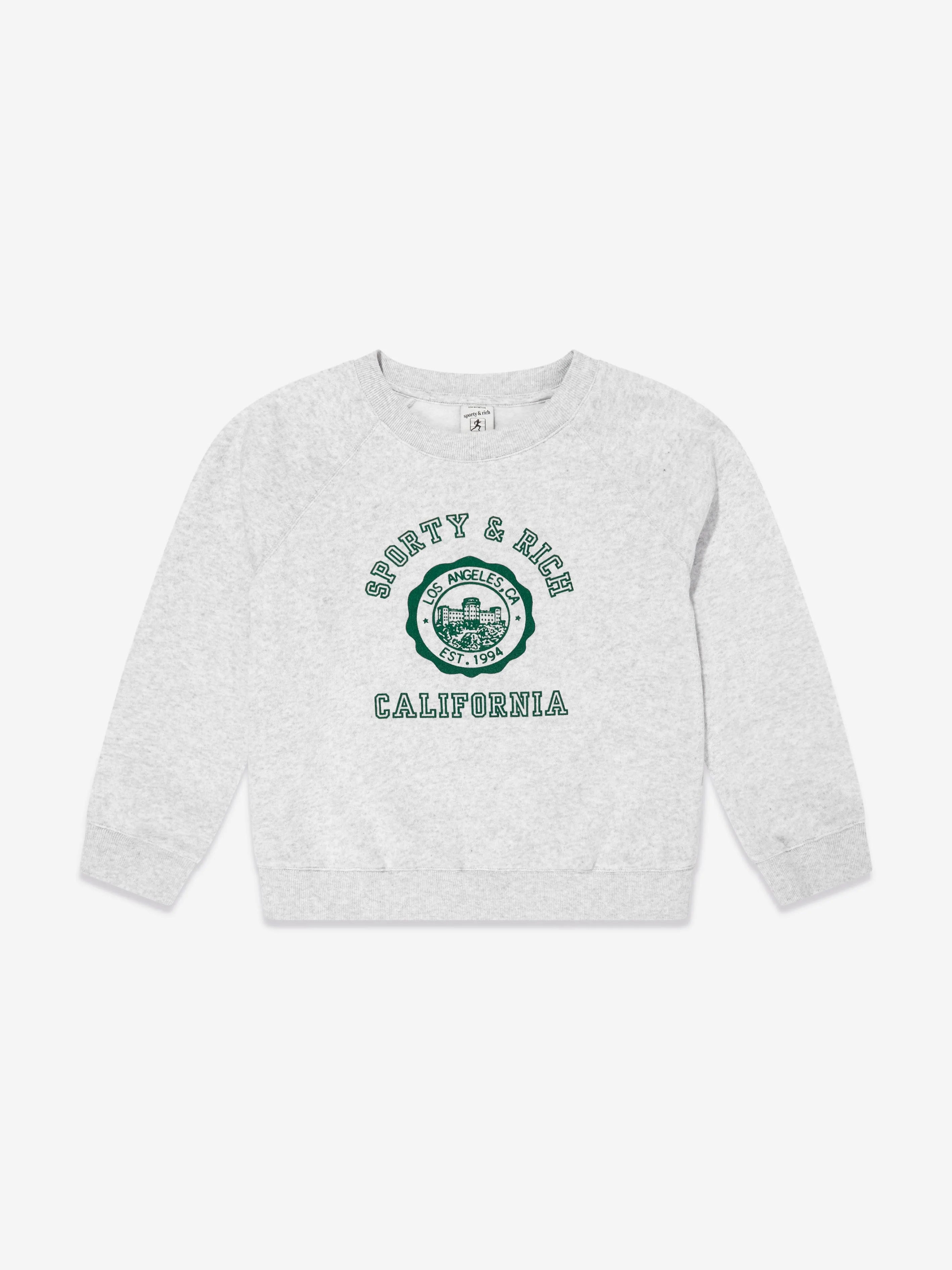 Kids California Emblem Sweatshirt in Grey