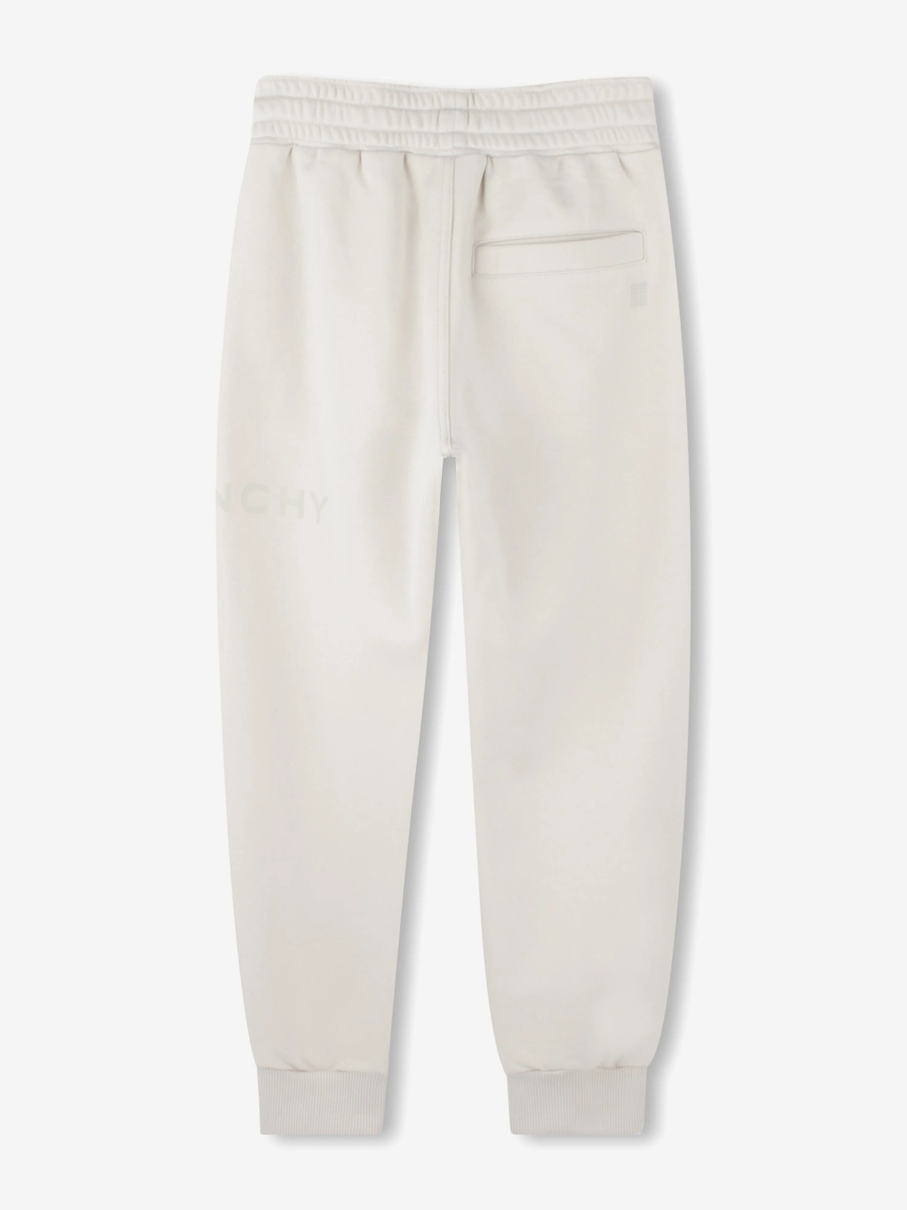 Kids Logo Print Joggers in Beige