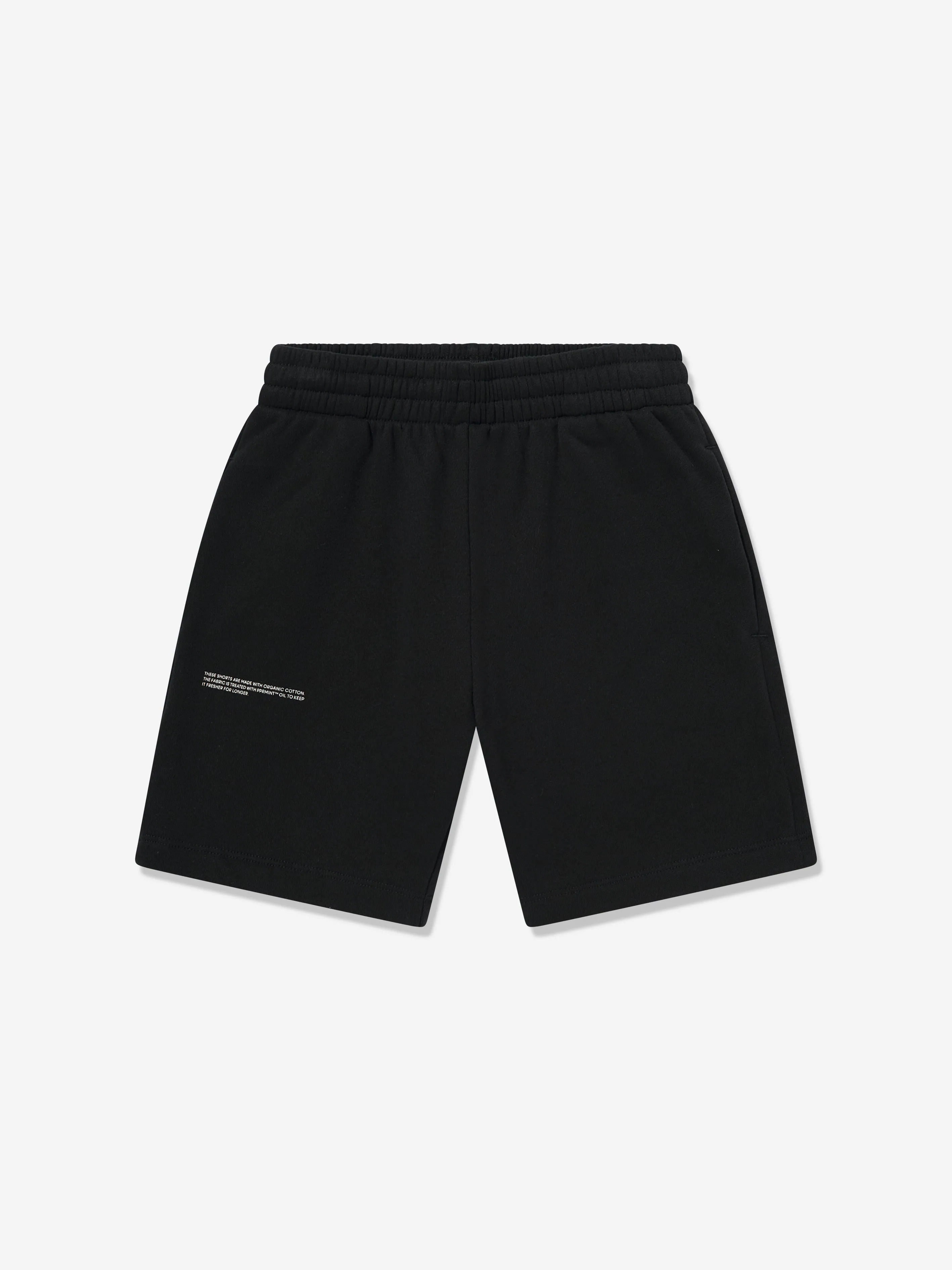 PANGAIA Kids 365 Midweight Long Shorts in Black